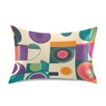 thumbnail image 7 of Yayeee Pillowcase King Size Set of 2 Satin Wrinkle Resistant Pillow Case, Purple Geometric, 7 of 7