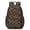 Camo and Maple Brown Pattern, variant on Camo and Twig Pink Pattern 17" Waterproof Oxford School Backpacks for Teens, S-Shape Padded Straps, for School, Travel, Hiking, Camping