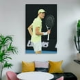 thumbnail image 6 of Jannik Sinner Tennis Poster (13) Artworks Canvas Poster Room Aesthetic Wall Art Prints Home Modern Decor Gifts 16x24inch(40x60cm), 6 of 6