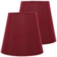 thumbnail image 2 of Shisuyan 2pcs Fabric Lampshade Small Lampshade Clip On Bulb Retro Style Lamp Shade Barrel Lamp Shade Accessory, 2 of 8