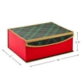 thumbnail image 3 of Hallmark 14" Large Holiday Gift Box (Green Plaid), 3 of 4