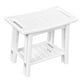thumbnail image 2 of Banco de ducha, taburete, silla de baño con reposapiés, entrada con estante de almacenamiento y asa Blanco, 2 of 9