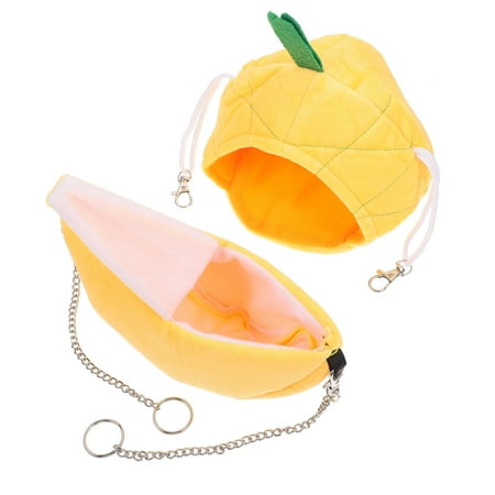 ELAYARD Pet Hammocks Small Animal Hammocks Yellow 2Pcs