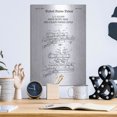thumbnail image 6 of Luxe Metal Art 'Scope mount base Blueprint Patent White' Acrylic Glass Wall Art, 12"x16", 6 of 9