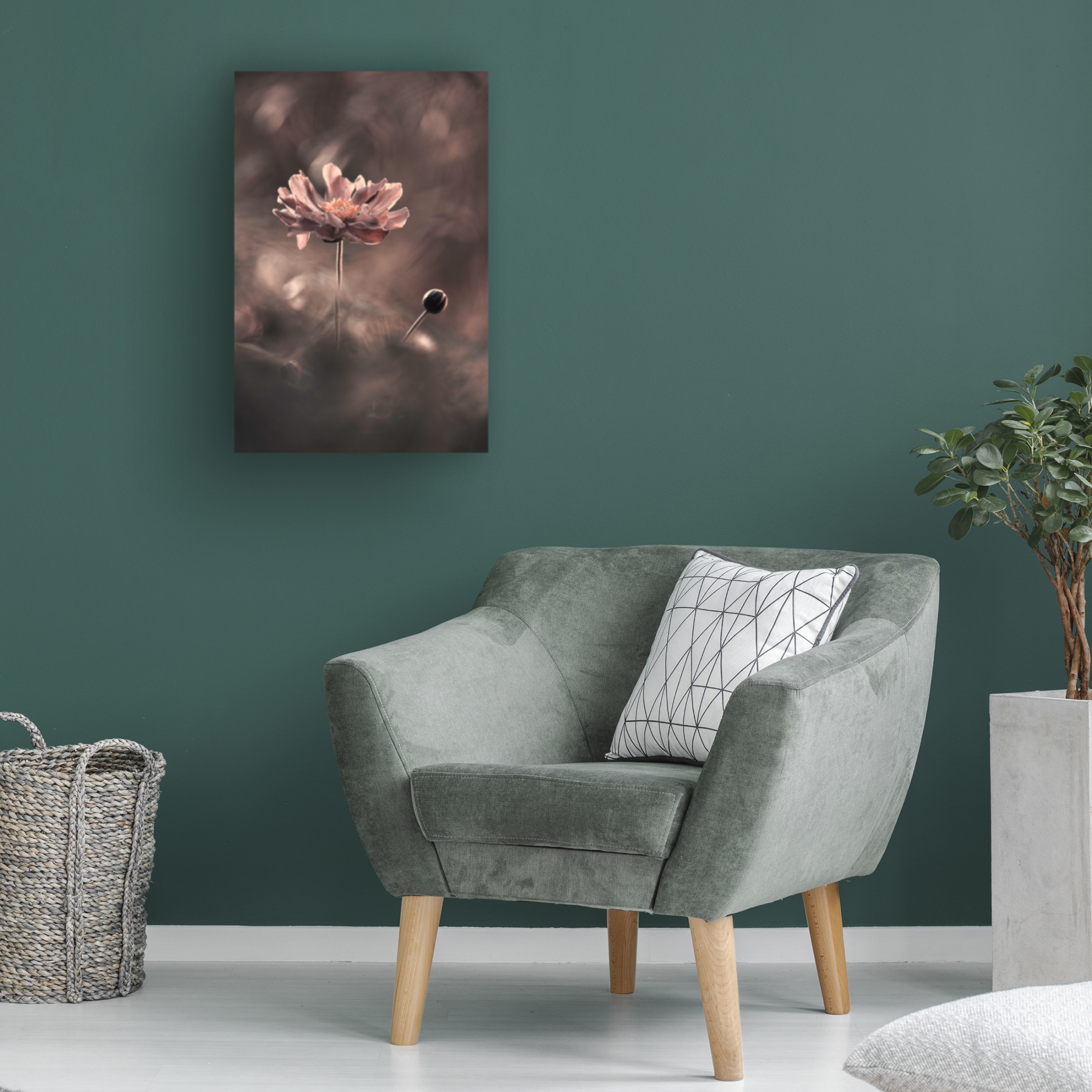 Canvas Wall Art - Fabien Bravin 'Un Pracsent Et Un Futur Racvolus Un Passac Pracsent' Wall Art for Living Room, Bedroom, or Office Décor by Trademark Fine Art - 22 x 32 Inches