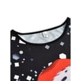 thumbnail image 6 of DYMADE Women Plus Size Christmas Print Loose Irregular Hem Long Sleeve Top, 6 of 6