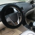 thumbnail image 3 of Steering Wheel Cover Winter Warm Imitation Wool for Car Steering Wheel Non and Comfortable Easy to Install Protects Steering Wheel, 3 of 3