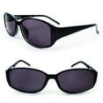 thumbnail image 1 of Classic Sun Readers Full Lens Spring Hinges Oval Reading Sunglasses - Black (+3.75), 1 of 2