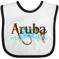 thumbnail image 3 of Inktastic Aruba Boys or Girls Baby Bib, 3 of 4