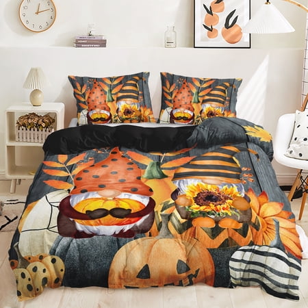 Hosima 3 Piece 3D Digital Printed Duvet Cover Full Size Bedroom Decorative Bedding Set,DEX12-Full