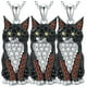 thumbnail image 2 of Joyeria de Cadenas CatNeck10 3Pzas Maine Coon Negro Meta Cadena y Dije., 2 of 2