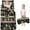 Black Christmas Santa, variant on Black Christmas Santa Pattern Toddler Nap Mats for Kids Preschool,50"x20" Sleeping Mat Bag or Kids,Toddler Sleeping Bag,Toddler Nap Mat or Daycare