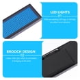 thumbnail image 4 of Luxshiny LED Pin Display LED Name Tag Rechargeable Blue PVC 1 Set for Trade Show, 4 of 8