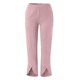 thumbnail image 3 of Gibobby pantalones holgados mujer Pantalones sueltos casuales de color sólido para mujer Pantalones rectos Pantalones de pana con bolsillo ancho bifurcado (Rosa, M), 3 of 5