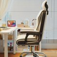 thumbnail image 4 of Ergonomic Computer Office Chair Gaming Boss Comfy Salon Living Room Office Chair Reclining Leather Sillon Oficina Furniture My Lux Decor Round, 4 of 7