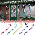 thumbnail image 1 of Fiudx Bastón Navideño Inflable, Diseño Clásico de Bastón de Caramelo Rojo y Blanco, Material de Pvc Duradero, Divertido Juguete Interactivo, Decoración para Fiestas Navideñas, Ideal para Celebracione, 1 of 4