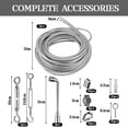 thumbnail image 2 of 35M/3mm Garden Wire Rope Kit with Turnbuckles, Wire Tensioner, Crimping Loops, and Accessories for Plant Training, Fence, and DIY Projects, 2 of 5