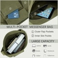 thumbnail image 2 of EcoNesxp Large Hobo Messenger Bag Unisex Canvas Messenger Bag, 2 of 5