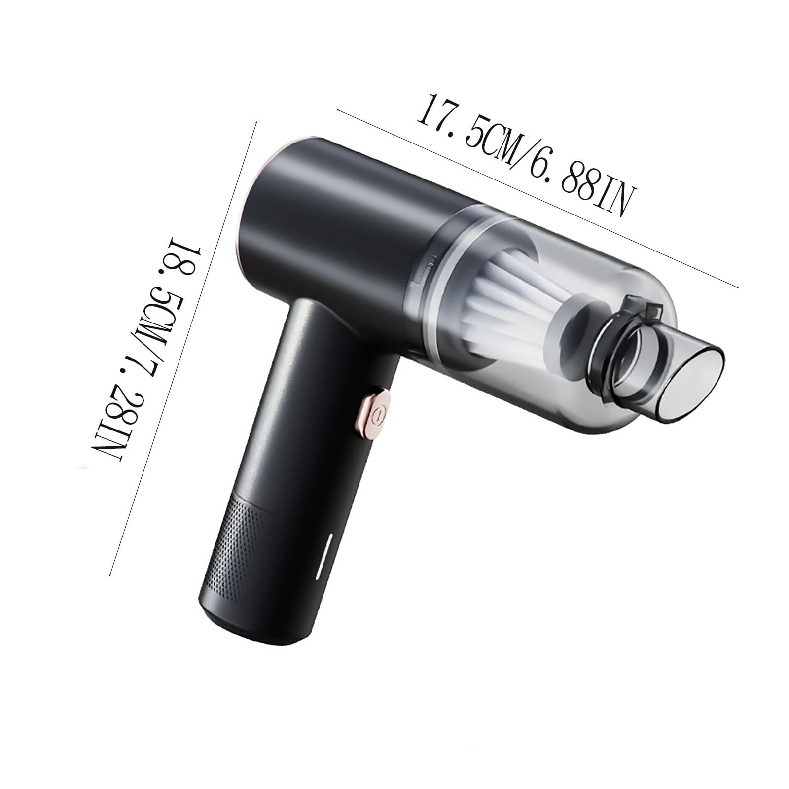 Cordless Handheld Car Vacuum Cleaner High Power Mini Portable Wet Dry with Strong Suction and Blower for Car Interior Detailing
