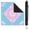 Blue Pink Lotus Mandala, variant on Mahjong Mat Blue Pink Lotus Mandala – 32.68x32.68 Inch Noise Reduction Non-Slip Hand-Painted Style Rubber Mat with Carrying Bag for Mahjong, Poker, Board Games & Tabletop Gaming
