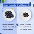 thumbnail image 4 of Frenature Freeze Dried Blueberries, 100% Natural Whole Dried Fruits, Grade A Canadian Blueberries, Gluten-Free & Vegan, Ideal for Snacks & Camping 36g (Pack of 4), 4 of 7