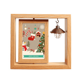 thumbnail image 1 of Feliz Navidad muñeco de nieve regalo patrón Marco giratorio de madera 4x6, 1 of 3