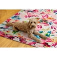 thumbnail image 2 of Linon Washable Gatlin Polyester 5'x7' Rug in Raspberry Red, 2 of 20