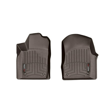 WeatherTech Custom Fit FloorLiners compatible with 2013-2014 Jeep Grand Cherokee - 1st Row (Driver & Passenger), Cocoa