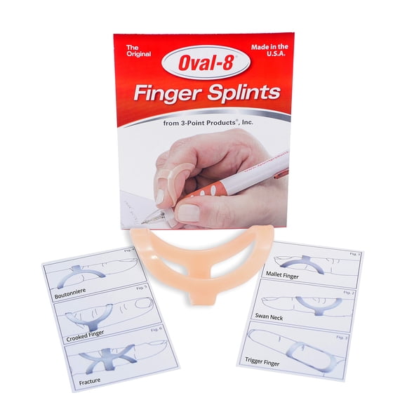 3 Pt. Products Oval-8 Finger Splint Size 12 (Pack Of 1)