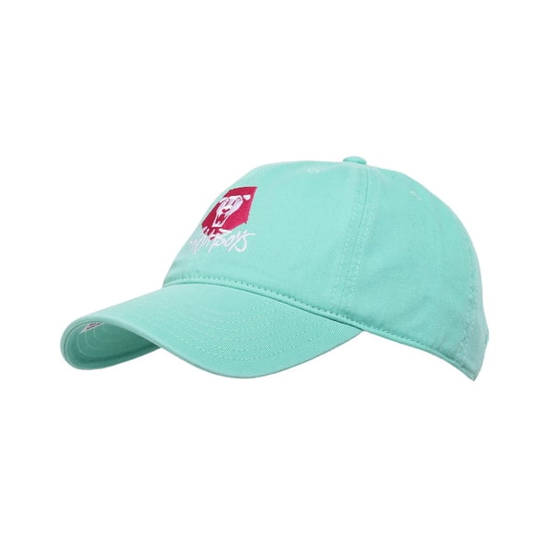 Gorra Bioworld Kpop Demon Hunters Saja Boys, diseño gráfico, color verde azulado