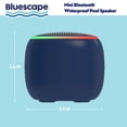 thumbnail image 5 of Bluescape Mini Portable Bluetooth Speaker, IPX7 Waterproof Wireless Speaker, Black with LED Lights, 5 of 9
