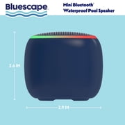 Bluescape Mini Portable Bluetooth Speaker, IPX7 Waterproof Wireless Speaker, Black with LED Lights
