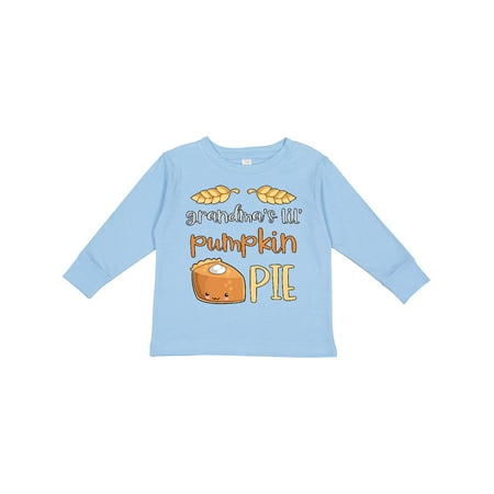 

Inktastic Grandma s Lil Pumpkin Pie Cute Baby Thanksgiving Design Gift Toddler Boy or Toddler Girl Long Sleeve T-Shirt