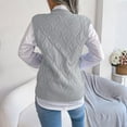 thumbnail image 3 of Aayomet Womens Summer Sweater Knitted Vest College Style Pullover Sweater (Gray, L), 3 of 5