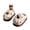 A-White876, variant on Bibifish Mens Womens Fall Winter Indoor Slippers Closed Back Solid Pumpkin Tone Slip On Slippers Fleece Lined Cozy Home Comfort Winter Slippers