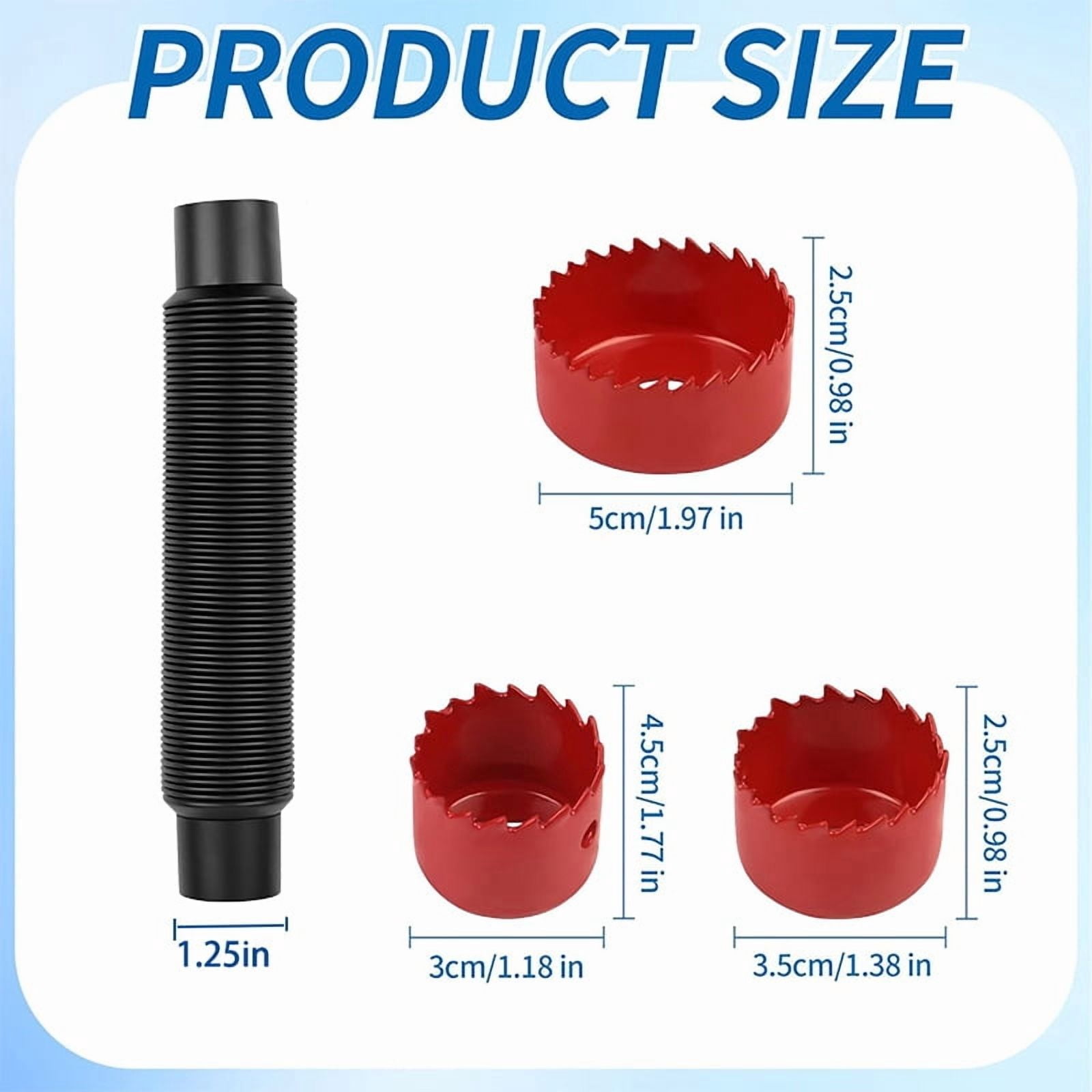 Complete Rain Barrel Overflow Kit, DIY Water Diverter System with Hose, Connector, and Drill Bit for Garden Irrigation and Rainwater Harvesting, Leak-Proof Design B