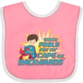 thumbnail image 3 of Inktastic These Fools Put My Cape on Backwards&reg; Superhero Edition Boys Baby Bib, 3 of 4