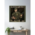thumbnail image 2 of The M41A Does My Talking Poster Wall Art, Modern Wall Decor For Living Room Bedroom, 24x24 UNFRAMED, 2 of 3