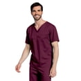 thumbnail image 3 of Landau All Day Unisex Mechanical Stretch One Pocket V-Neck Scrub Top, Style 4139, 3 of 4