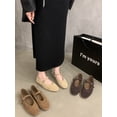 thumbnail image 5 of 2024 zapatos planos para mujer, mocasines retro Mary Janes con punta cuadrada, hebilla de cinturón para mujer, moda informal de otoño, zapatos para mujer 2024, 5 of 5