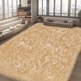 thumbnail image 5 of Sanmadrola Area Rugs for Living Room Bed Room Rugs Faux Fur Rug Faux Sheepskin Indoor Shag Area Rug Khaki, 5 of 6