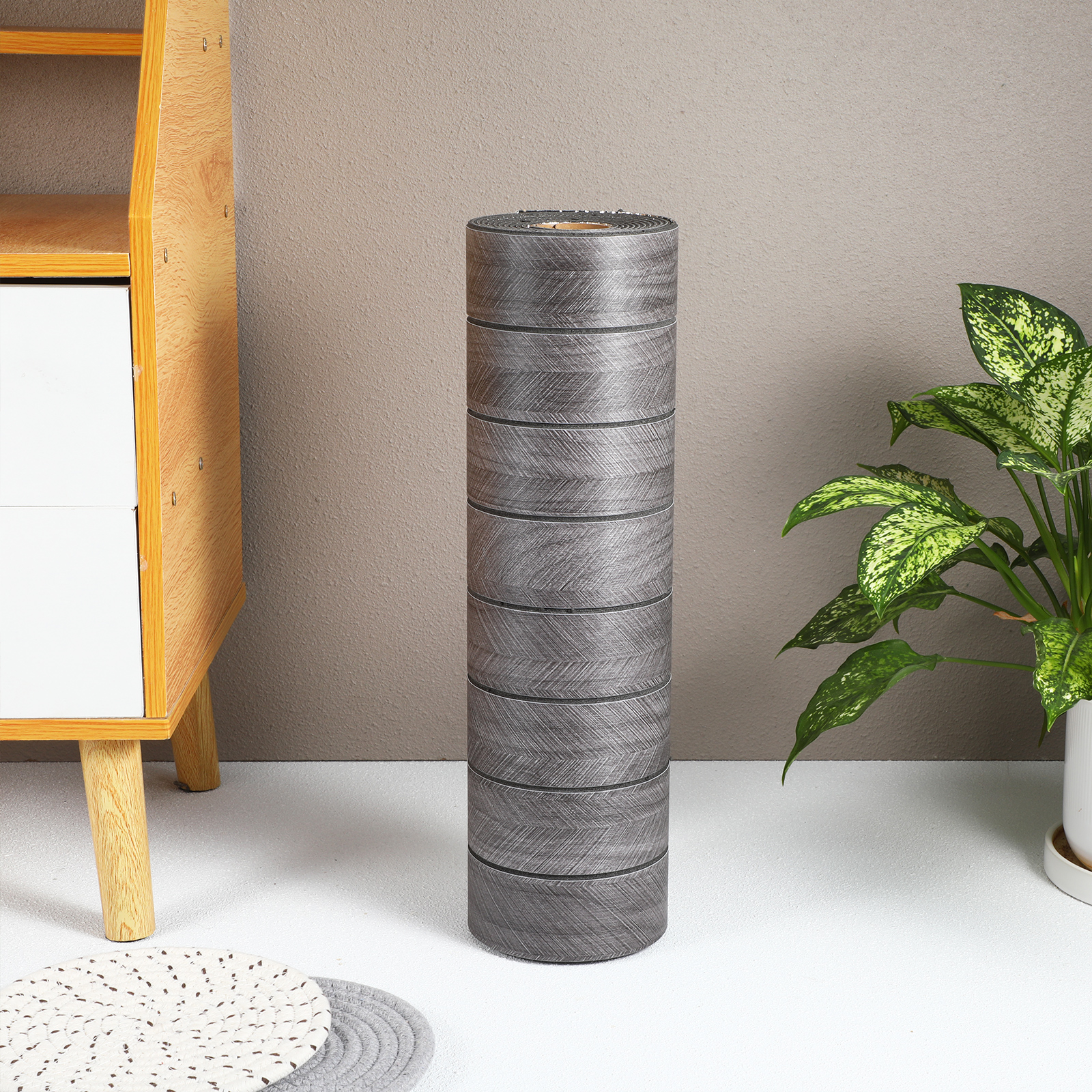 LOLIPPYY Wood Grain Peel & Stick Wallpaper Roll, Self-Adhesive Removable Wall Panels 40cm x for Living Room Bedroom Decor