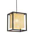 thumbnail image 1 of ZUO Yves Modern 1-Light Ceiling Lamp in Gold & Black, 1 of 8