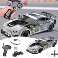 thumbnail image 2 of BINGLI RC Drift Car 1:16 Scale 4WD High Speed Remote Control Cars Vehicle 2.4GHz with LED Lights Two Batteries and Drifting Tires Racing Sport Toy Cars for Boys Girls, 2 of 9