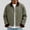 Coffee, variant on Mens Casual Chore Jacket Contrast Corduroy Collar Button Down Lightweight Coat with Patch Pockets Vintage Workwear Outerwear Green XL