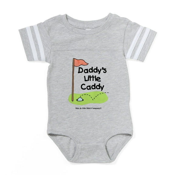 CafePress - Little Caddy - Cute Infant Baby Football Bodysuit