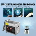 thumbnail image 3 of KFFKFF Ultrasonic Cleaning Device with Programmable Timer & Warming Element, Expert Grade Sonic Jewelry Cleaning Unit, Stainless Steel Warming Cleaning Apparatus for Eyewear, Watches, Rings(3L), 3 of 9