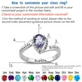 thumbnail image 3 of Ccjcinata Personalized Customized Sterling Silver Women’s Ring, 3 of 10