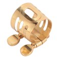 thumbnail image 1 of Sujetador De Ligadura De Boquilla, Ajuste Perfecto Clip De Ligadura De Saxofón Portátil Oro Exquisita Artesanía Latón Para Saxofón Soprano Para Jugador, 1 of 7