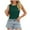 Green, variant on UYISJ Women's Popcorn Crop Tops Sleeveless Crew Neck Shirt Cute Stretchy Going Out Trendy 2024 Camisole Tank Tops